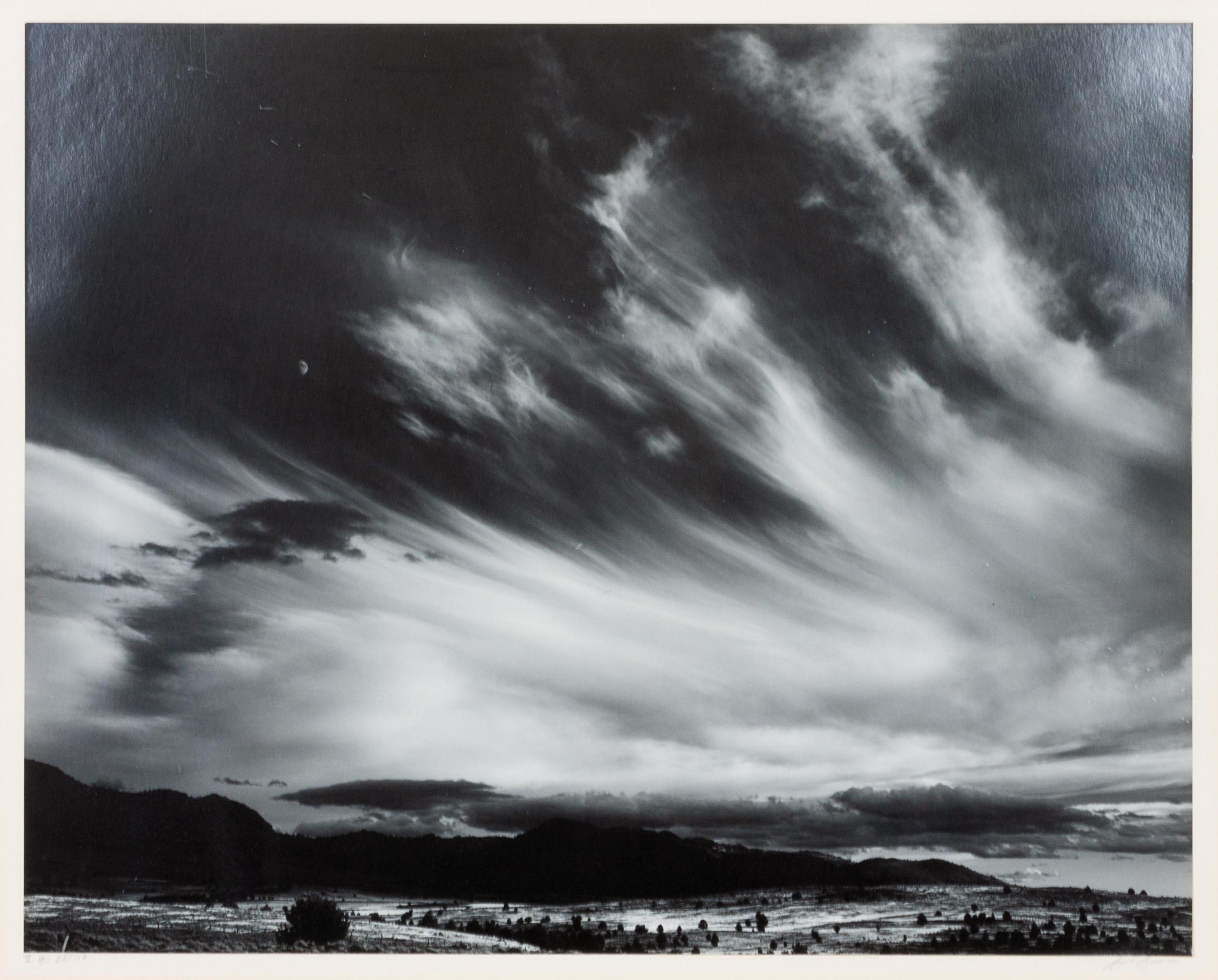 Moon and Clouds, Northern California