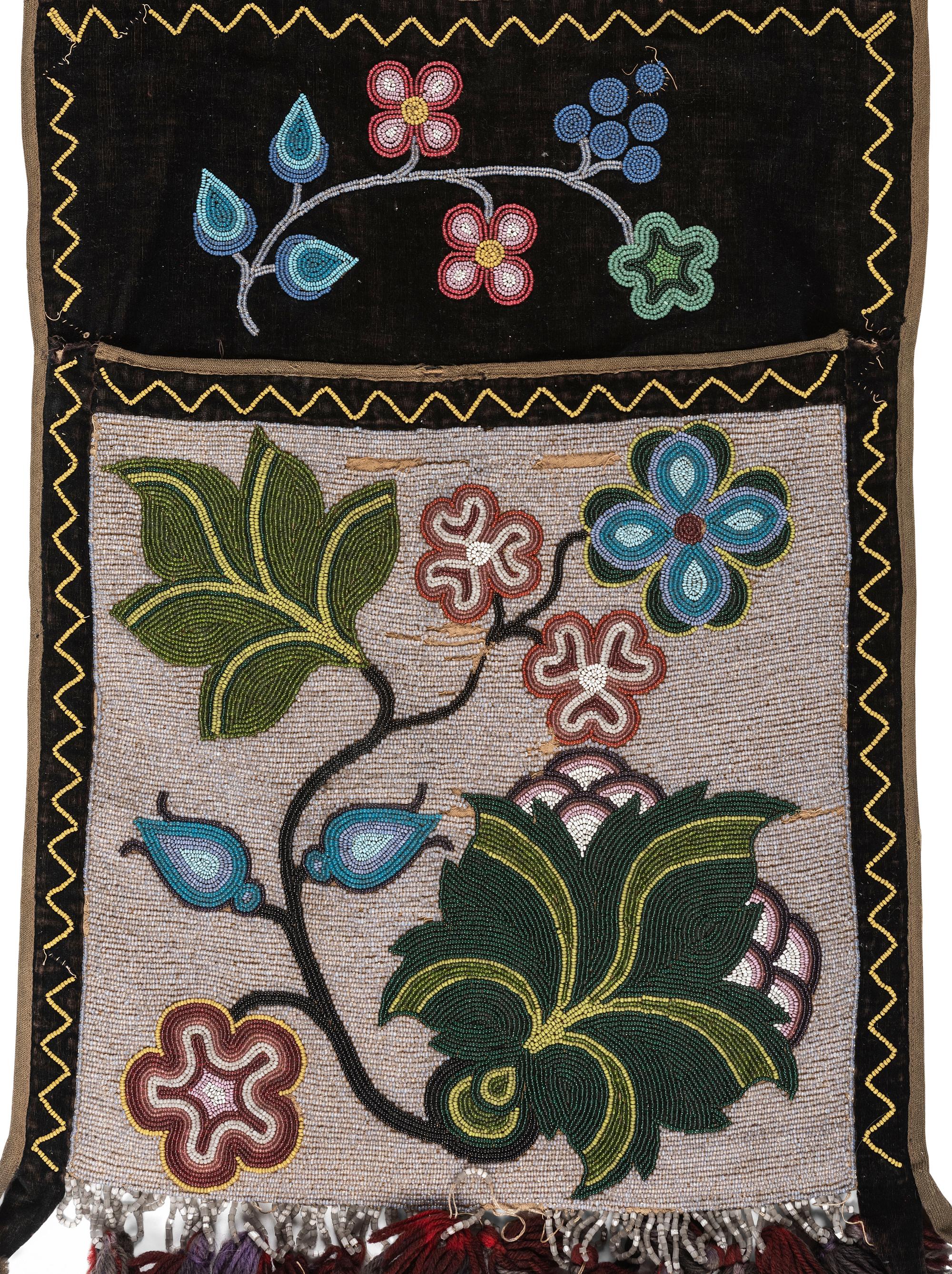 Anishinaabe Beaded Bandolier Bag