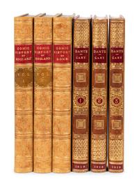 [FINE BINDINGS] -- A'BECKETT, Gilbert Abbott (1811-1856). John LEECH (1817-1864), illustrator. The Comic History of England. London: The Punch Office, 1847-1848. Vol. I-II. --The Comic History of Rome . London: Bradbury and Evans, [ca 1851]. Vol. III.