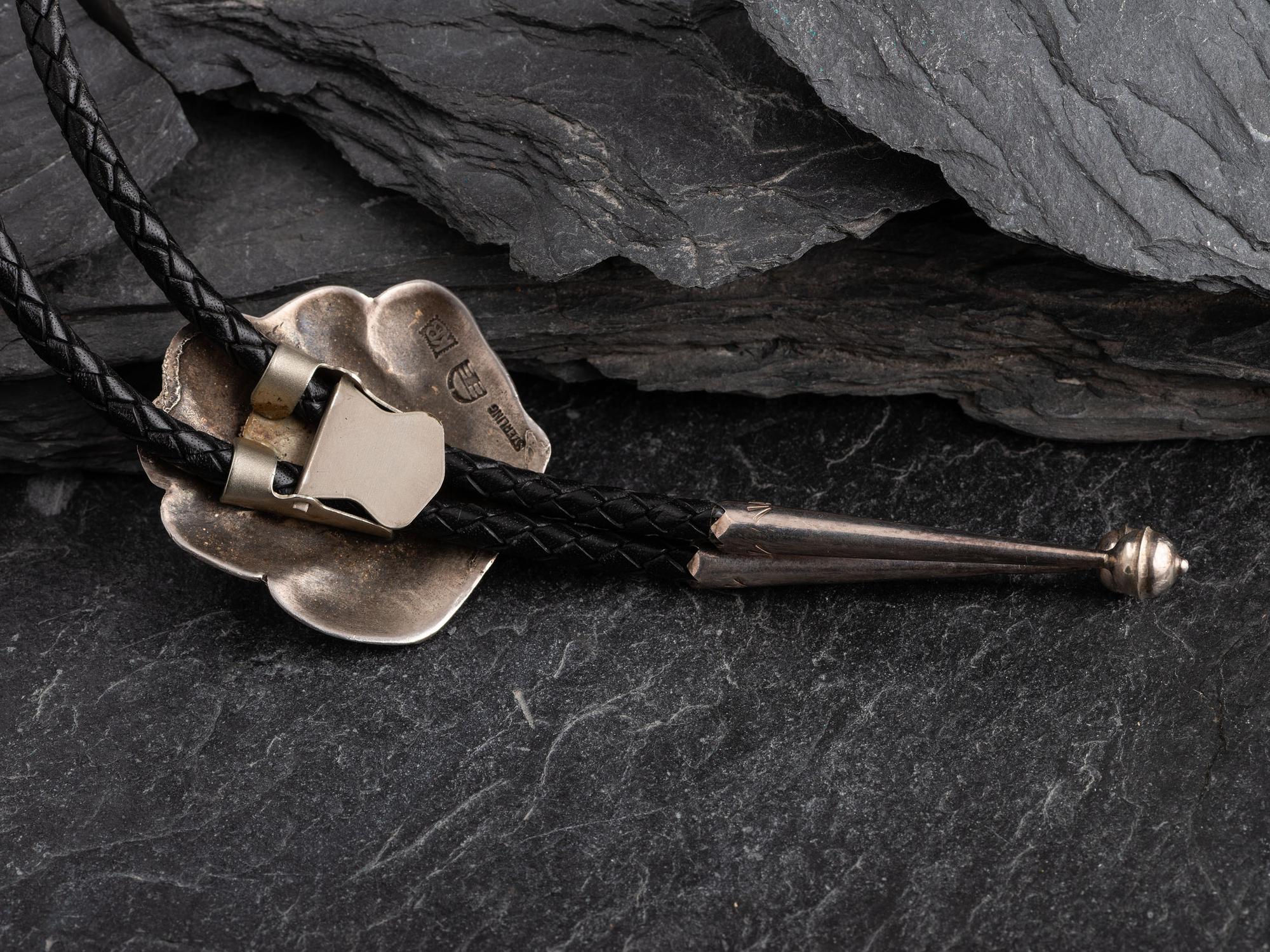 Sterling Silver Cotton Bolo Tie