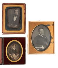 [EARLY PHOTOGRAPHY] 6 images of distinguished subjects, incl. tentatively identified Philadelphians
