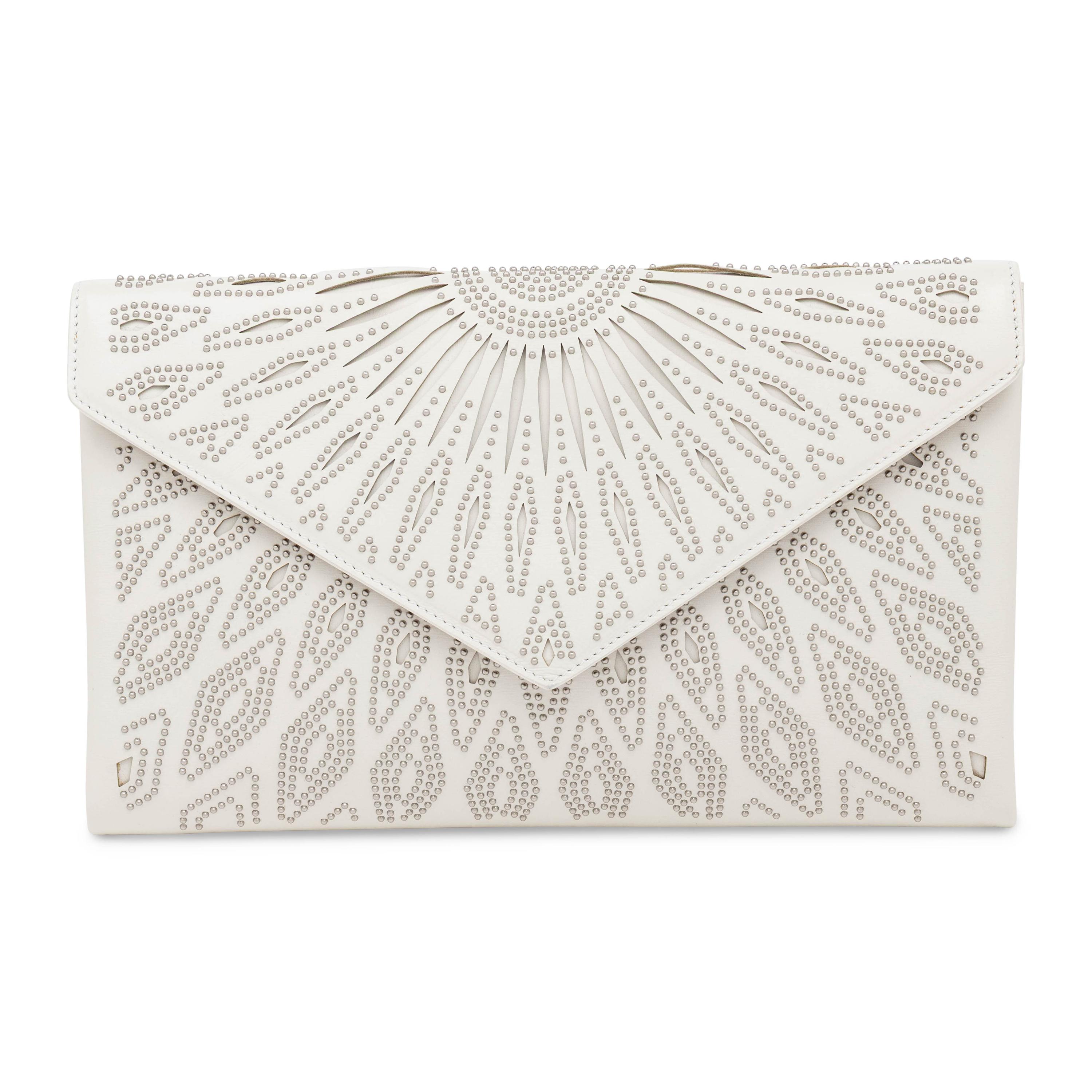 Alaïa, Studded Leather Flap Clutch