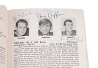 A 1968 Chicago Bears Signed Autograph Media Guide Including George Halas and Gale Sayers (PSA Authentic),