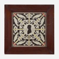 American School 19th century Scherenschnitte for Heinrich Schafer of Lebanon, PA, dated "1822"