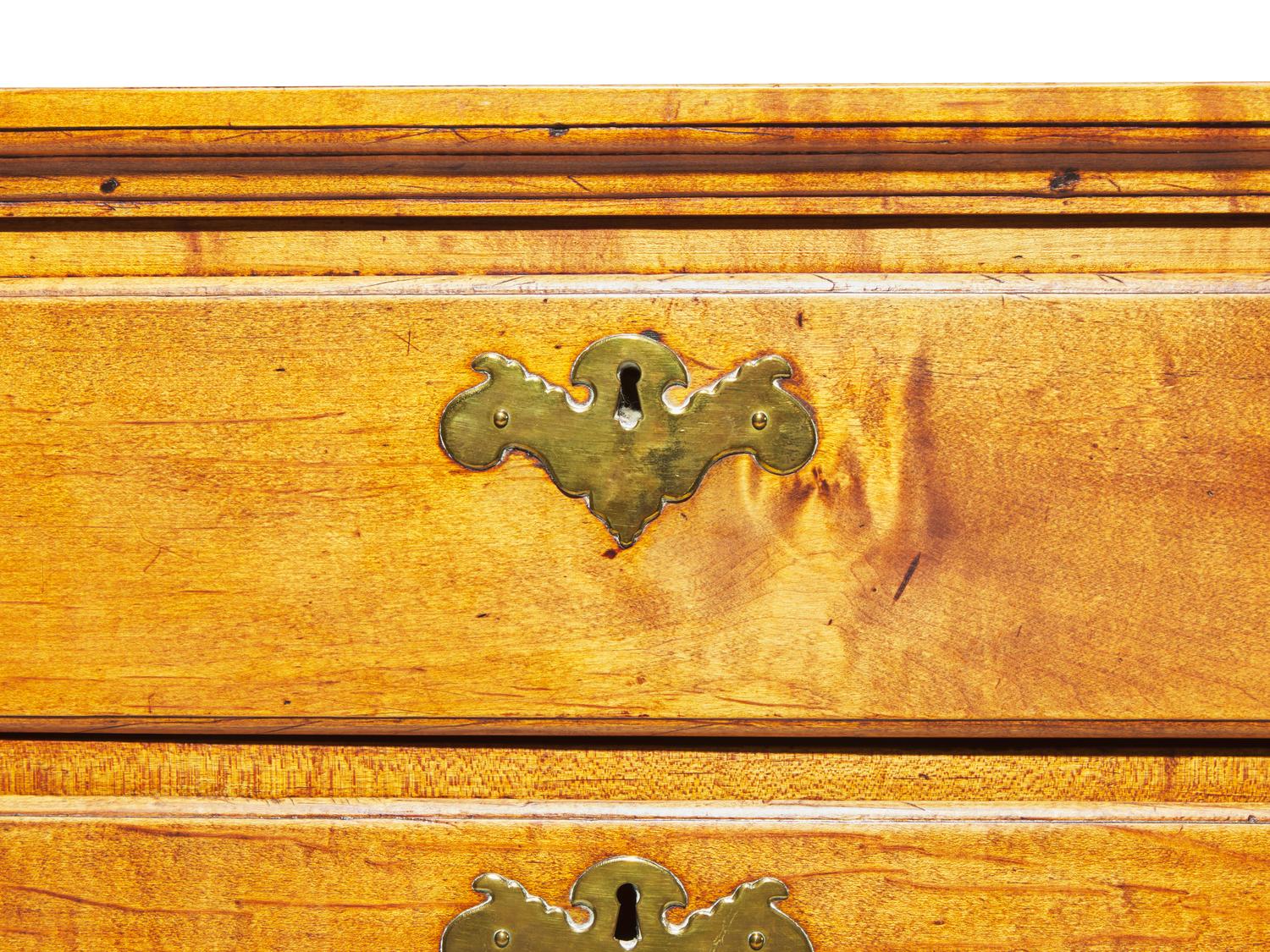 A Chippendale Maple Chest of drawers, New England