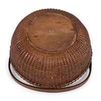 A Round Nantucket Basket, Attributed to William Appleton (1851-1919)
