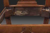 A Chippendale Shell and Heart Carved Walnut Claw-and-Ball Foot Side Chair