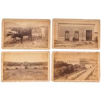 [EARLY PHOTOGRAPHY]. Four boudoir cards of Saltilla, Mexico.
