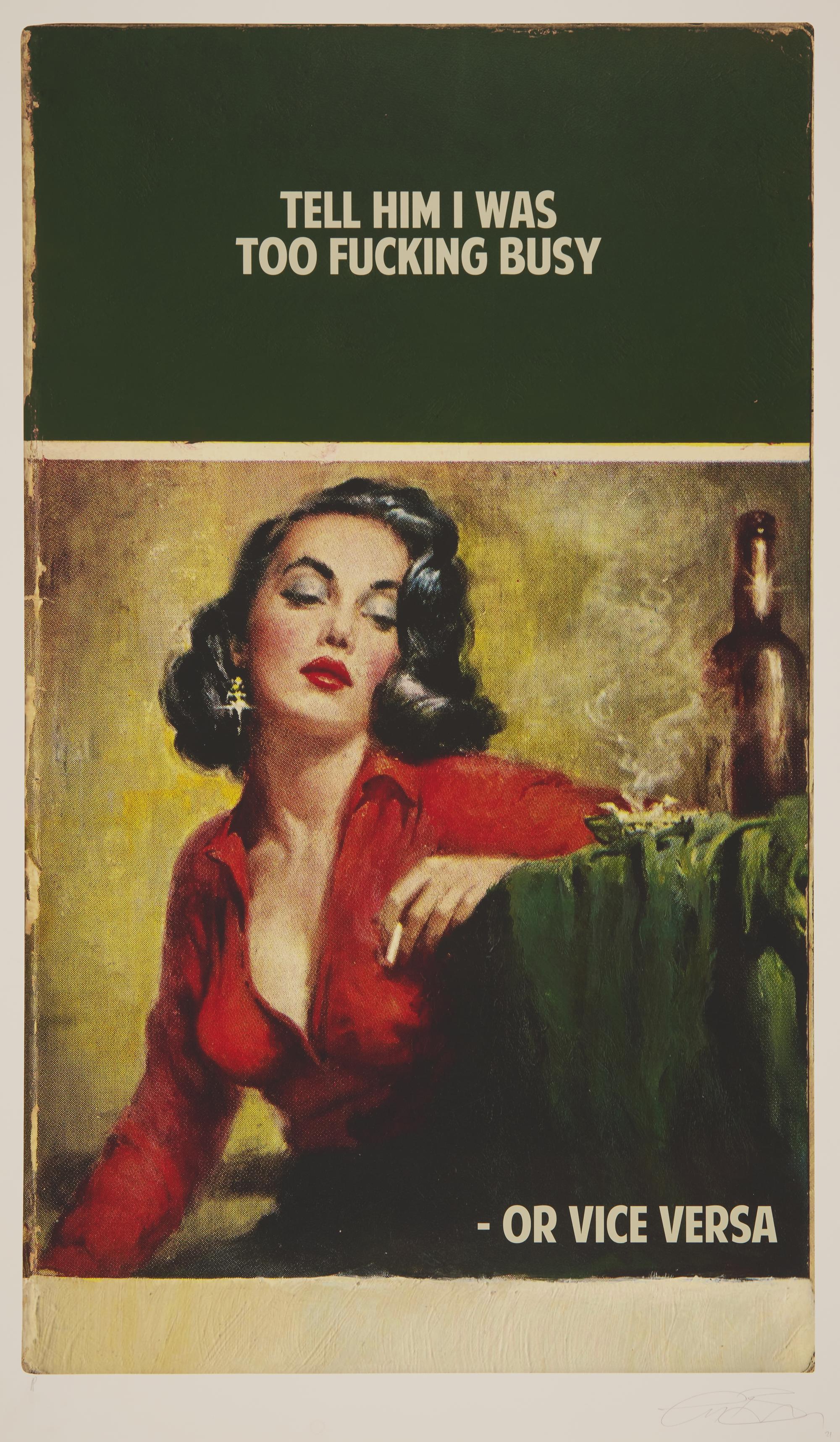 The Connor Brothers (British, b. 1968) — Tell Him I Was Too Fucking Busy, 2021