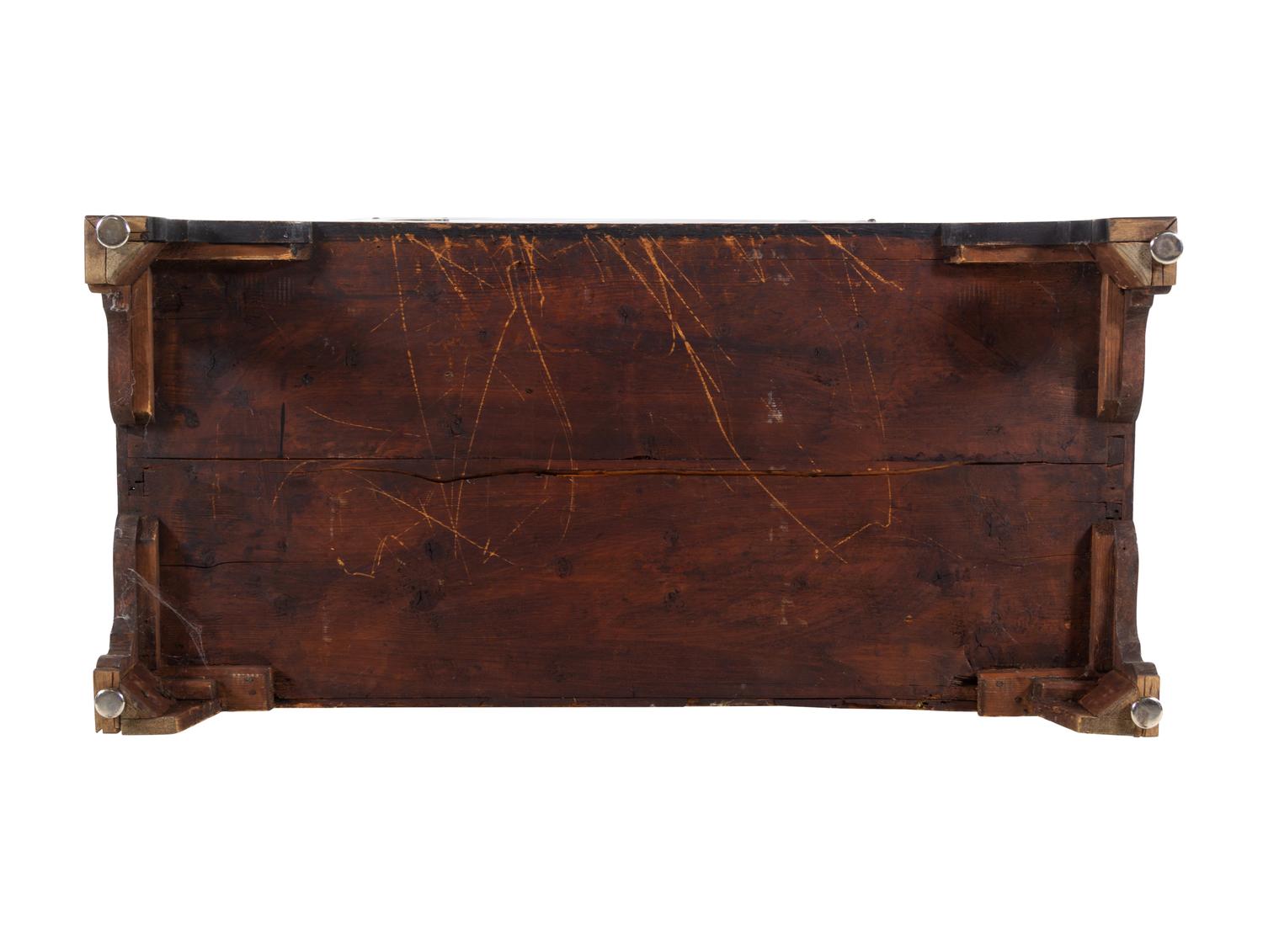 A George III Oak Slant-Front Bureau