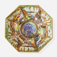A Wedgwood Fairyland Lustre Octagonal Bowl UK, 1925