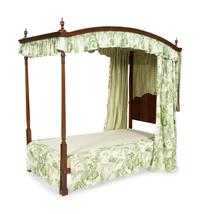 A Pair of George III Style Mahogany Tester Beds
