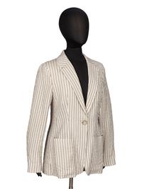 Hermès, Striped Seersucker Blazer