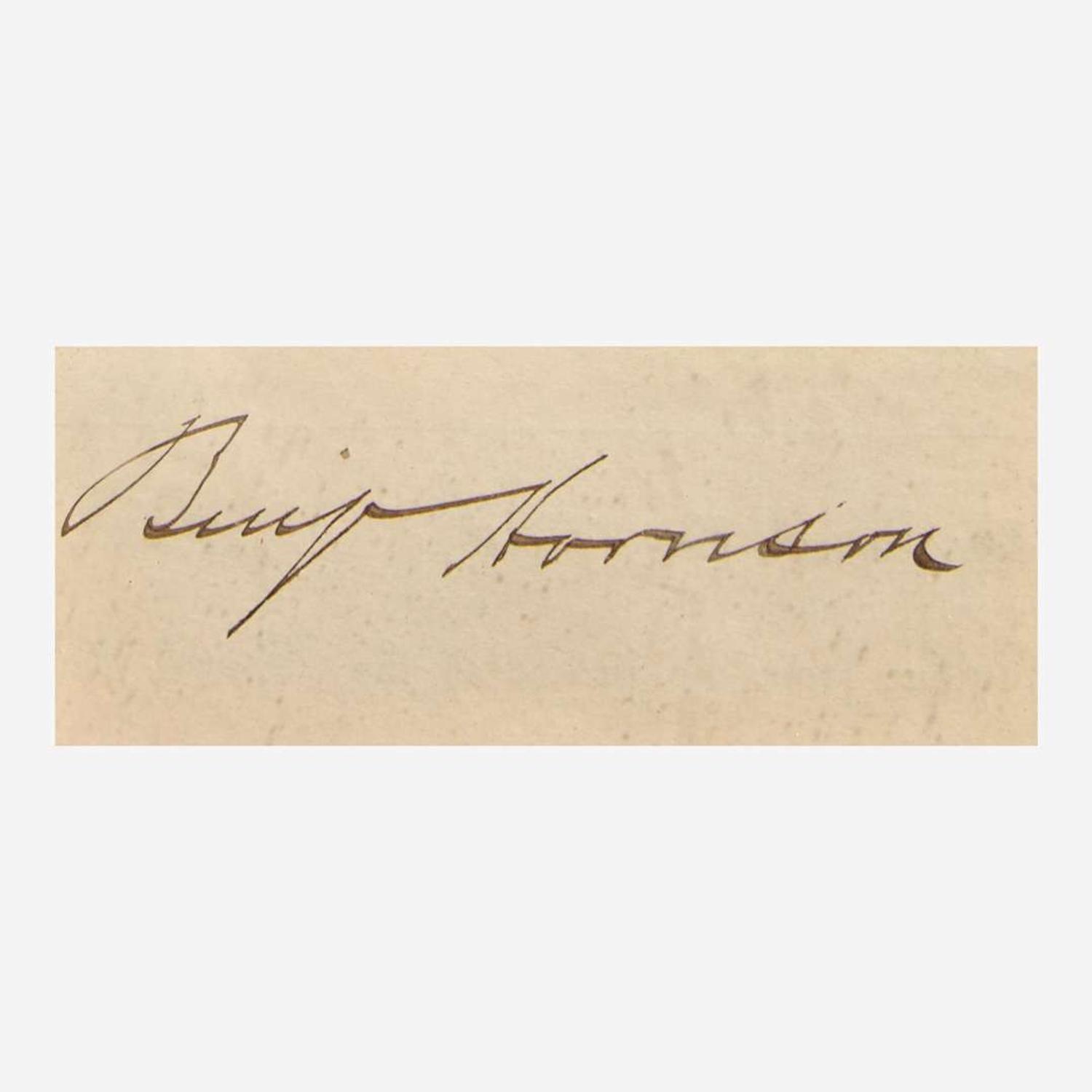 [Presidential] Hayes, Rutherford B., and James Garfield and Chester A. Arthur, et al. Group of 5 Cut Presidential Signatures