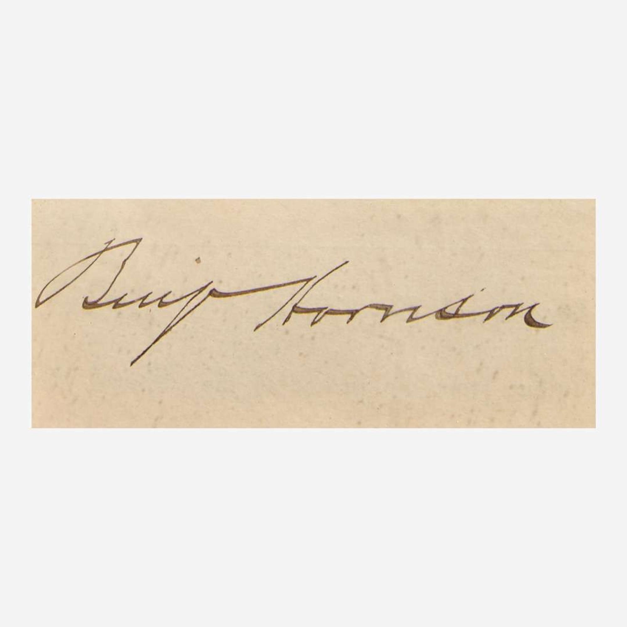 [Presidential] Hayes, Rutherford B., and James Garfield and Chester A. Arthur, et al. Group of 5 Cut Presidential Signatures