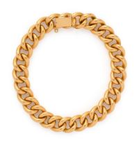 FRENCH, YELLOW GOLD BRACELET
