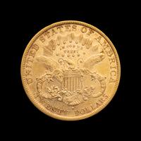 An 1893-S Liberty Head $20 Gold Coin