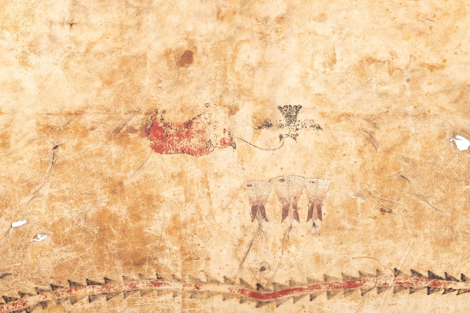 Plains Painted Buffalo Robe