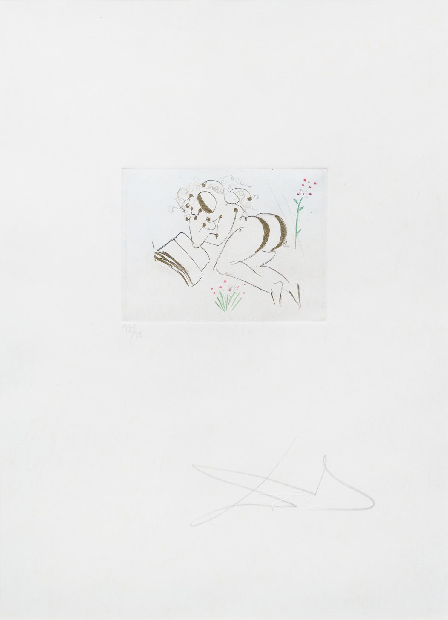 Salvador Dali, (Spanish, 1904-1989), Petites Nus, 1972 (a group of 7 color etchings from the portfolio of 8)