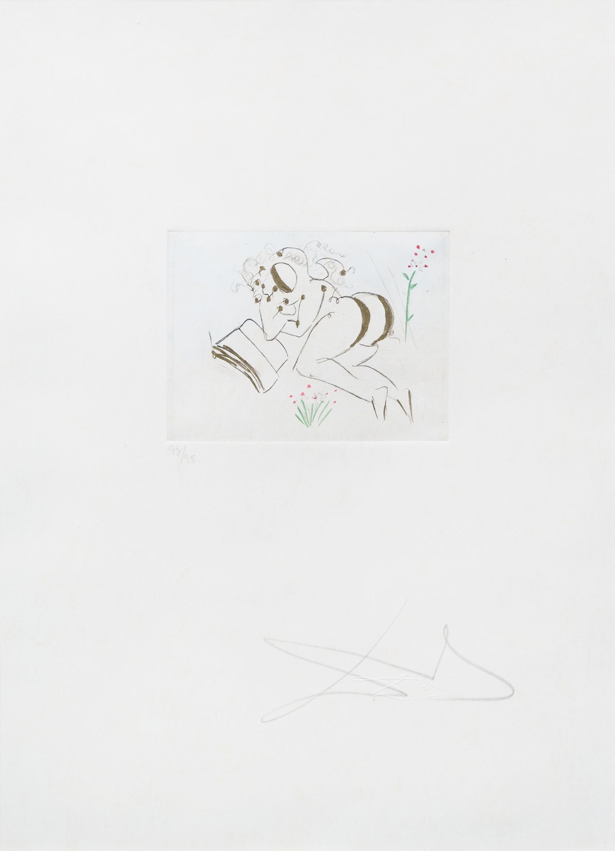 Salvador Dali, (Spanish, 1904-1989), Petites Nus, 1972 (a group of 7 color etchings from the portfolio of 8)
