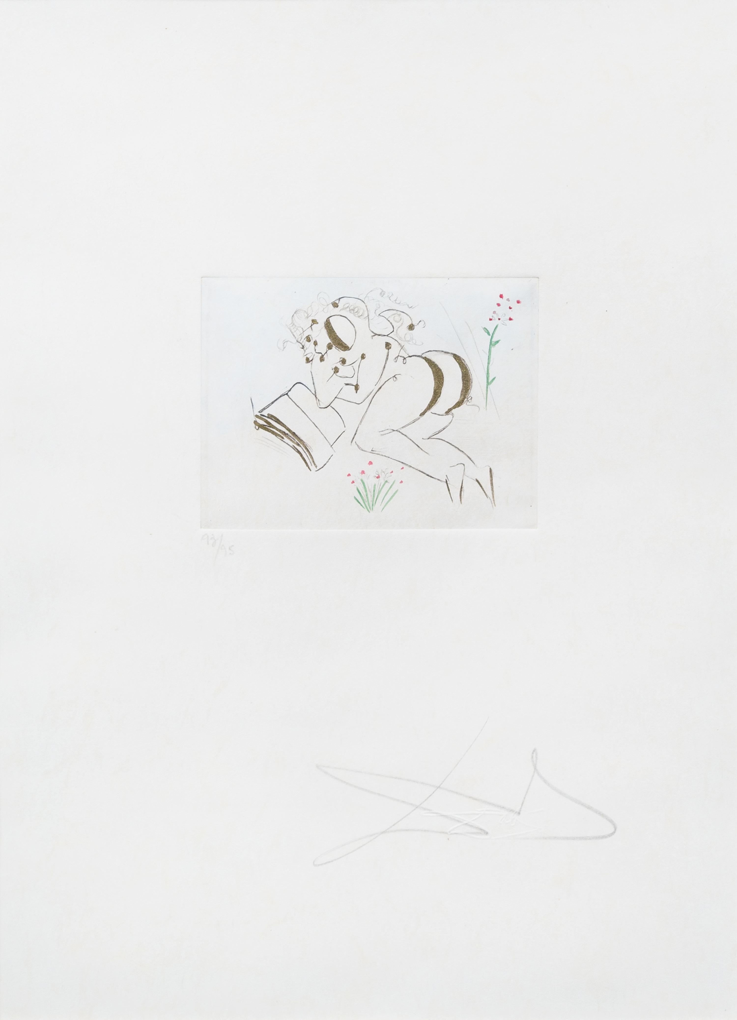 Salvador Dali, (Spanish, 1904-1989), Petites Nus, 1972 (a group of 7 color etchings from the portfolio of 8)