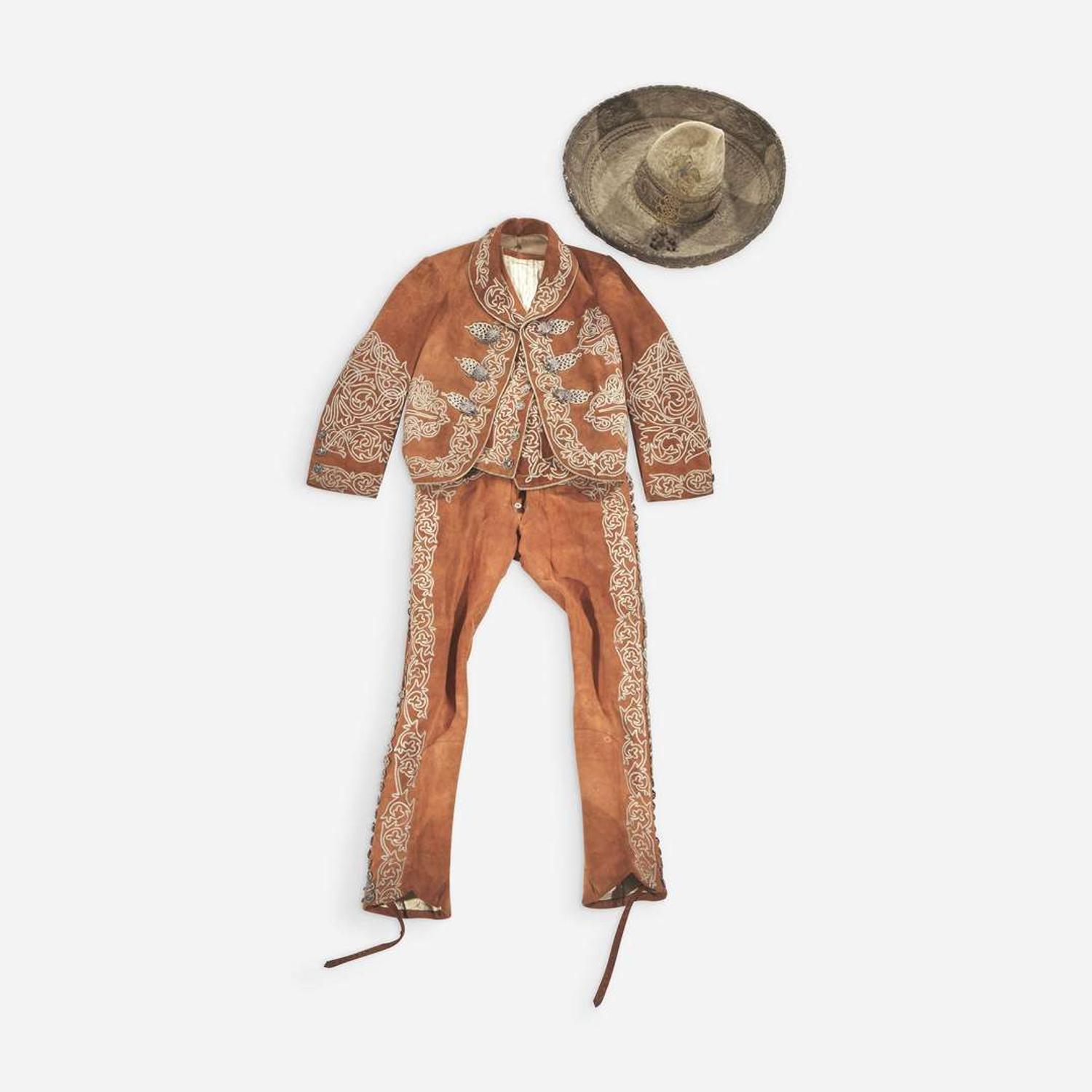 A fine four-piece Charro outfit Mexico, late 19th and early 20th century
