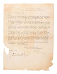 [INDIAN WARS--MILES, NELSON A. (1839-1925)]. "Official copy" of recommendation to confer brevet rank.