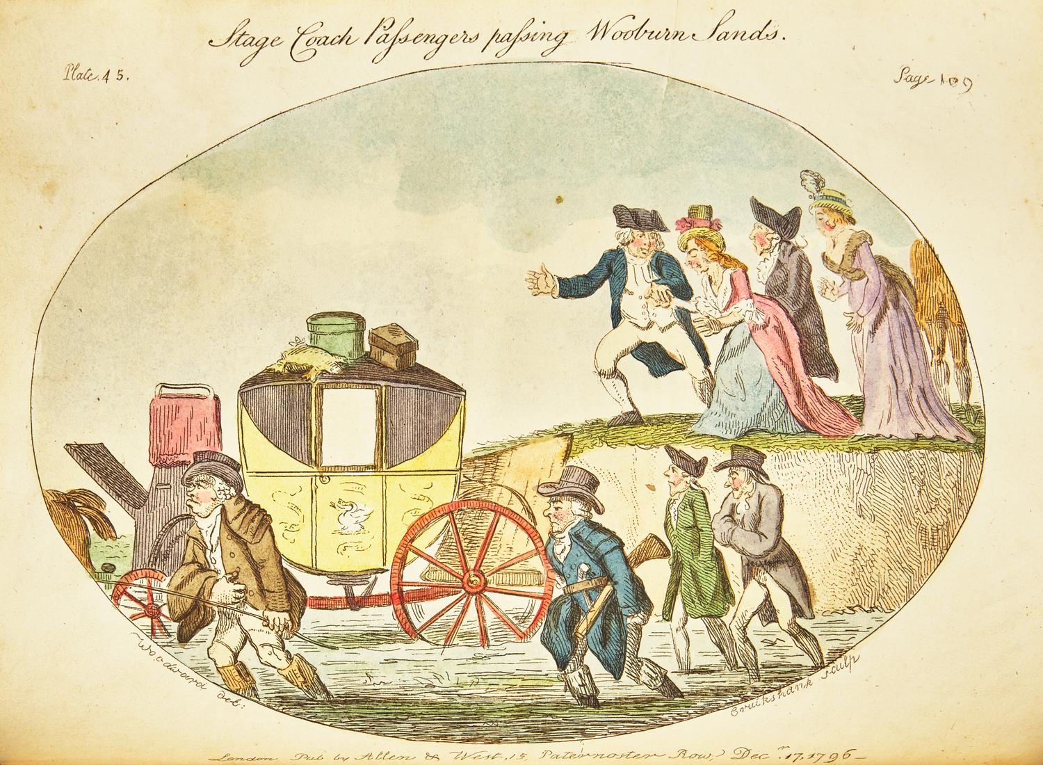 [British Isles] Woodward, G(eorge).M(outard). Eccentric Excursions or, Literary & Pictorial Sketches of Countenance, Character & Country in different parts of England & South Wales...