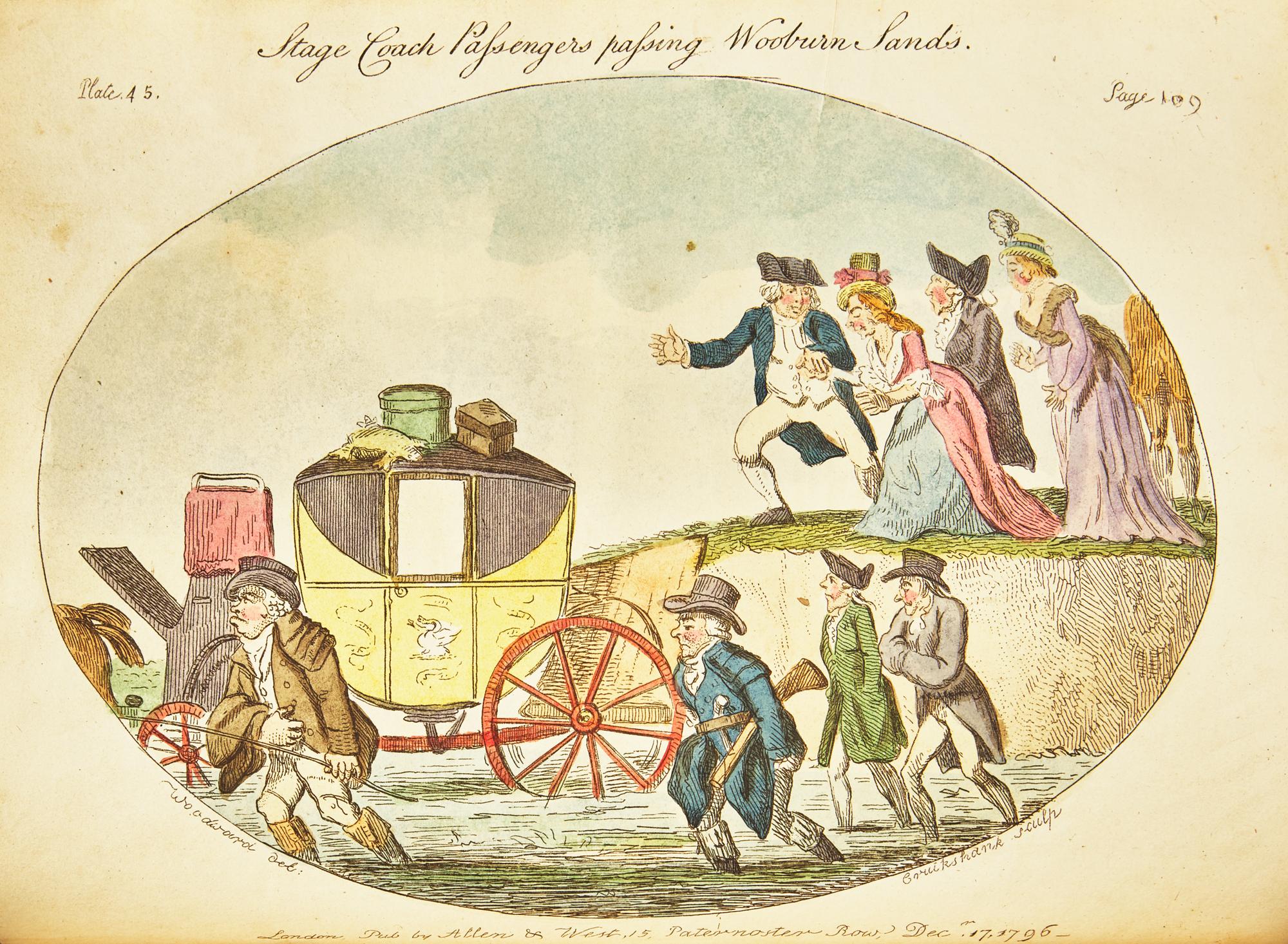 [British Isles] Woodward, G(eorge).M(outard). Eccentric Excursions or, Literary & Pictorial Sketches of Countenance, Character & Country in different parts of England & South Wales...
