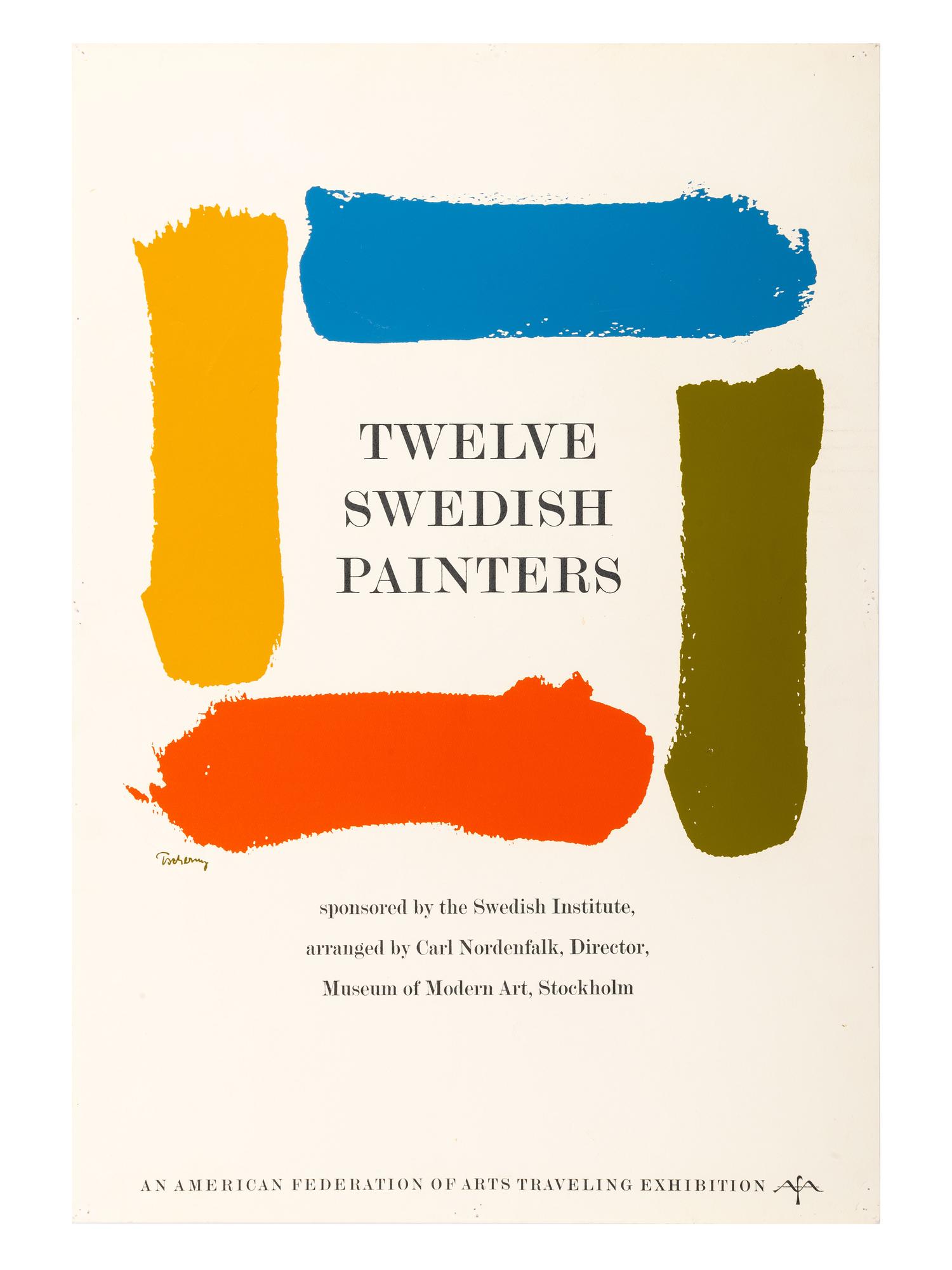 Nine Art Exhibition Posters, Including American Federation of Arts Traveling Exhibitions