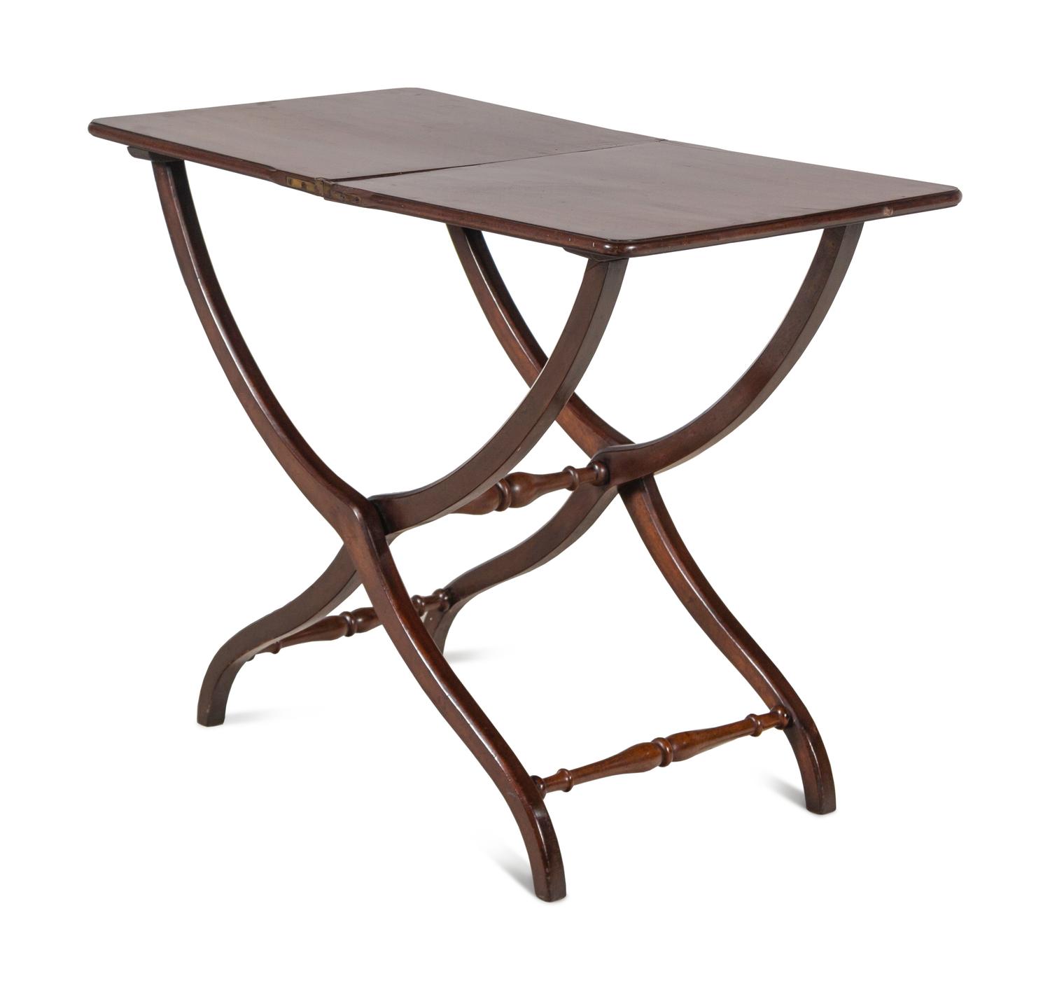 A Regency Style Mahogany Coaching Table