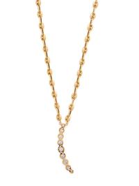 YELLOW GOLD AND DIAMOND NECKLACE