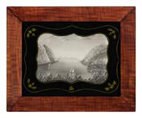 A Sandpaper Painting of a Hudson River Valley Scene