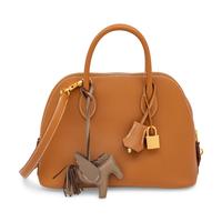 Hermès, Bolide 25 in Gold Epsom with Horse Charm