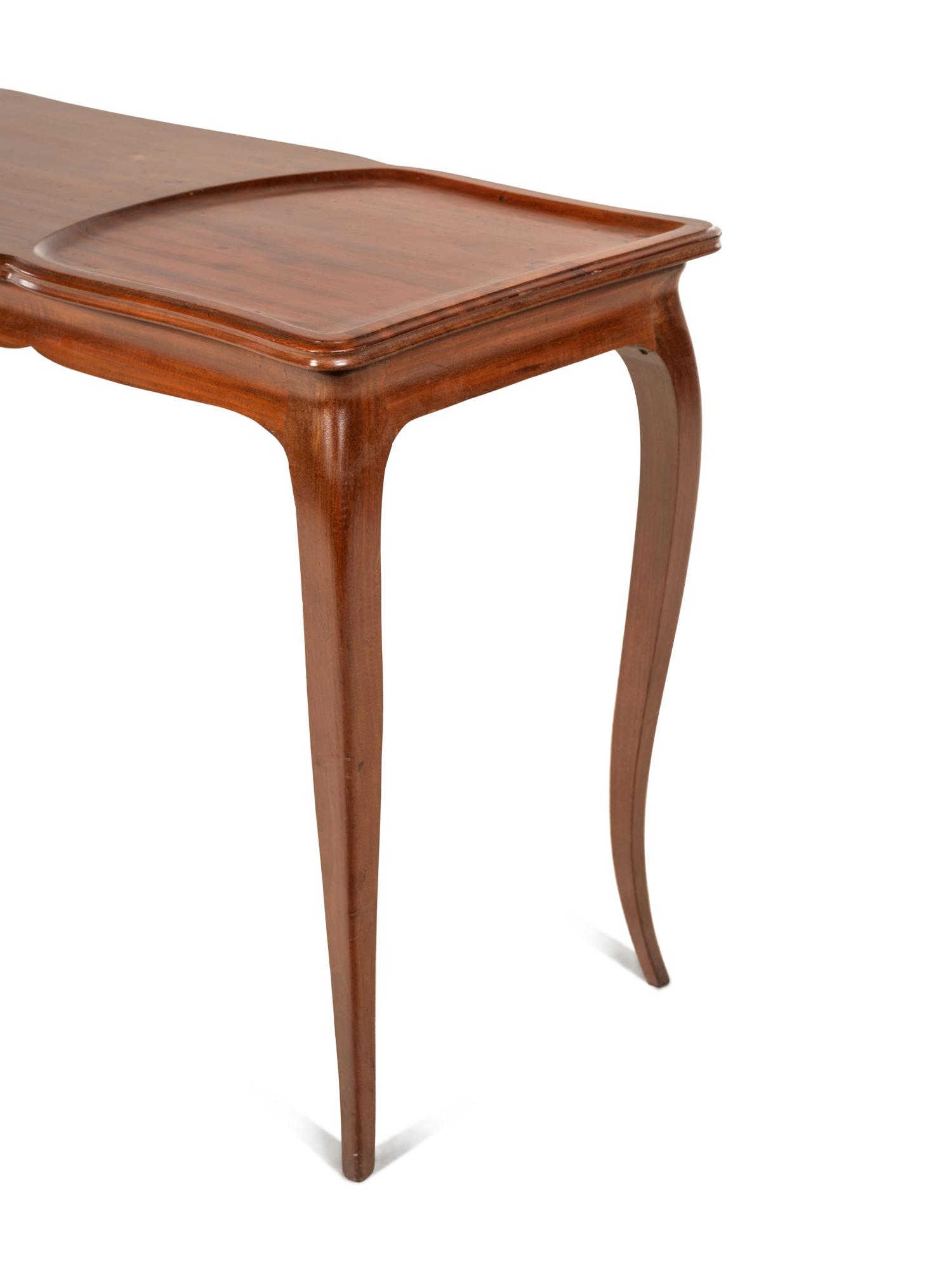 A Pair of Louis XV Mahogany Writing Tables