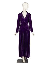 Madeleine Vionnet, Silk Velvet Gown, 1930's