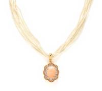 SEED PEARL AND MULTIGEM NECKLACE