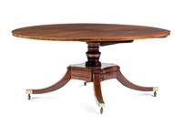A George III Style Mahogany Circular Dining Table
