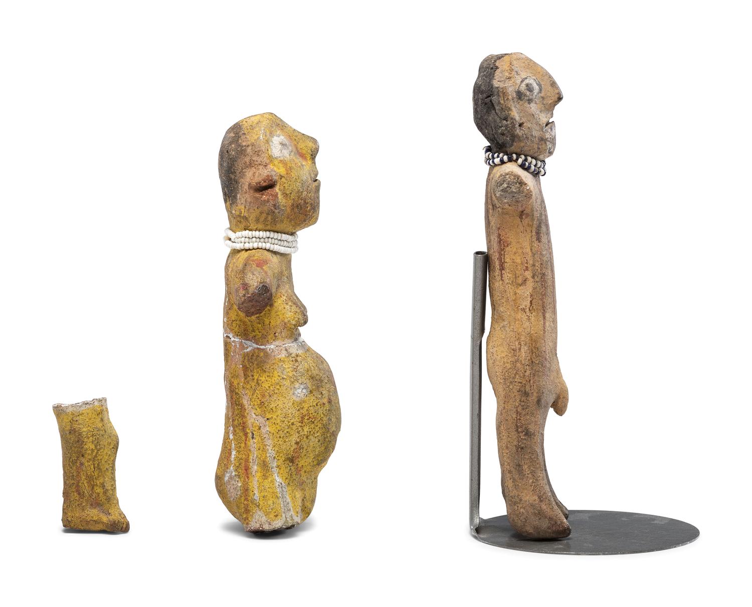 Yuma Male and Mojave Female Figures