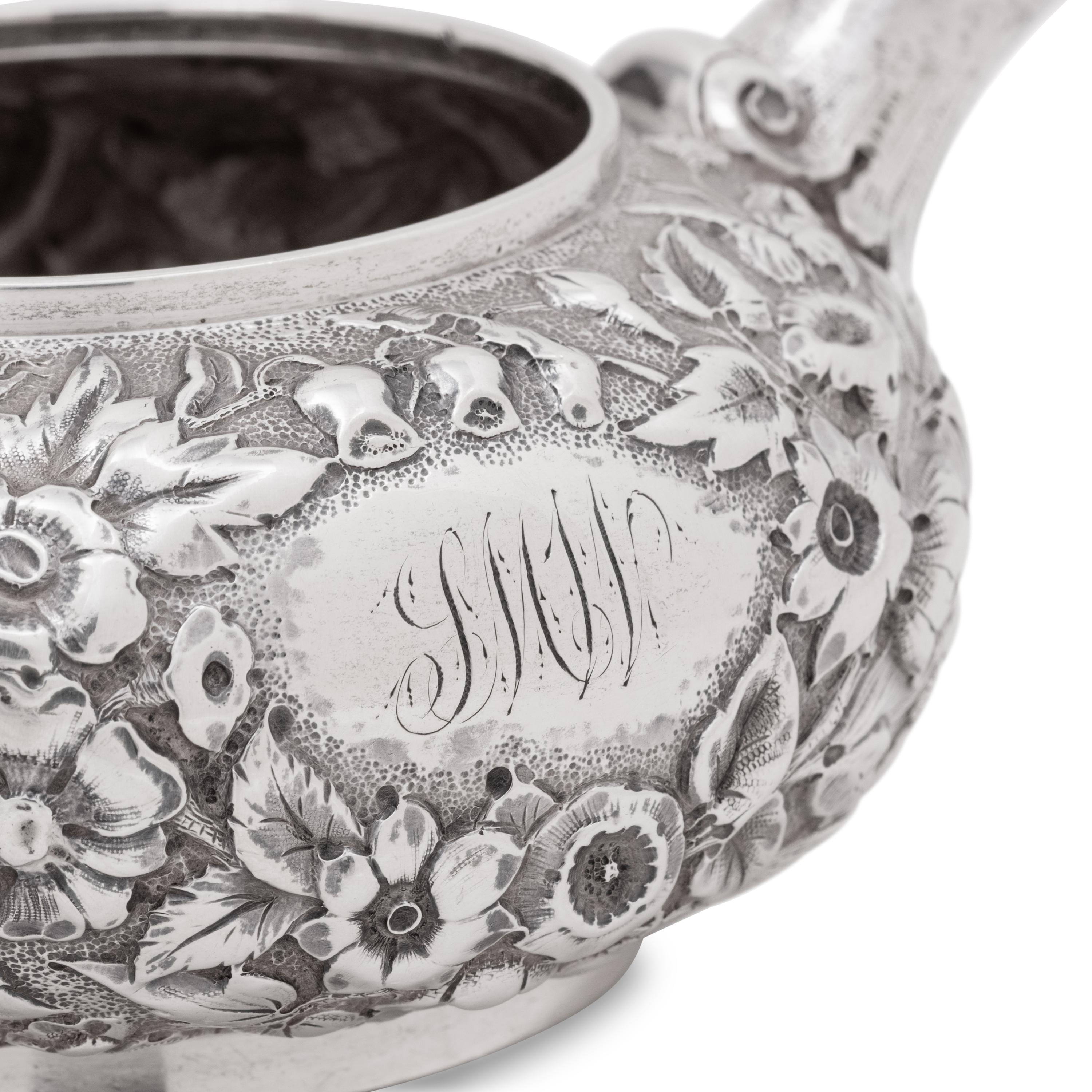 An American Silver Cream and Sugar Set