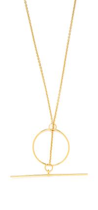 An 18 Karat Yellow Gold Loop Necklace, Hermes, 19.20 dwts.