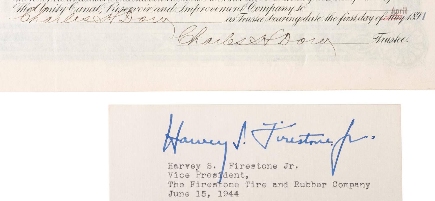 [BUSINESS] -- [INVENTORS]. Autographs from icons and innovators.