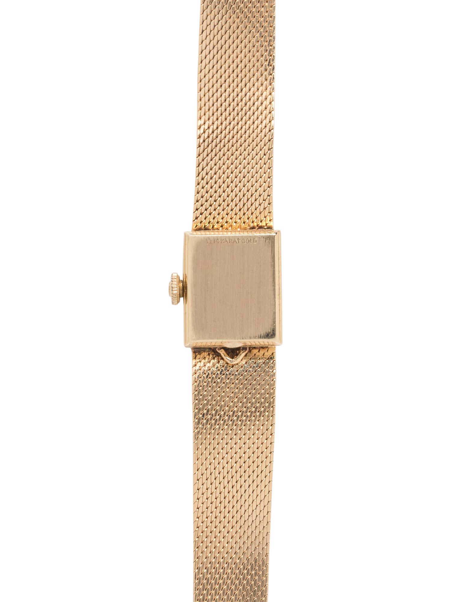 SOLD: MATHEY-TISSOT, 14K YELLOW GOLD WRISTWATCH