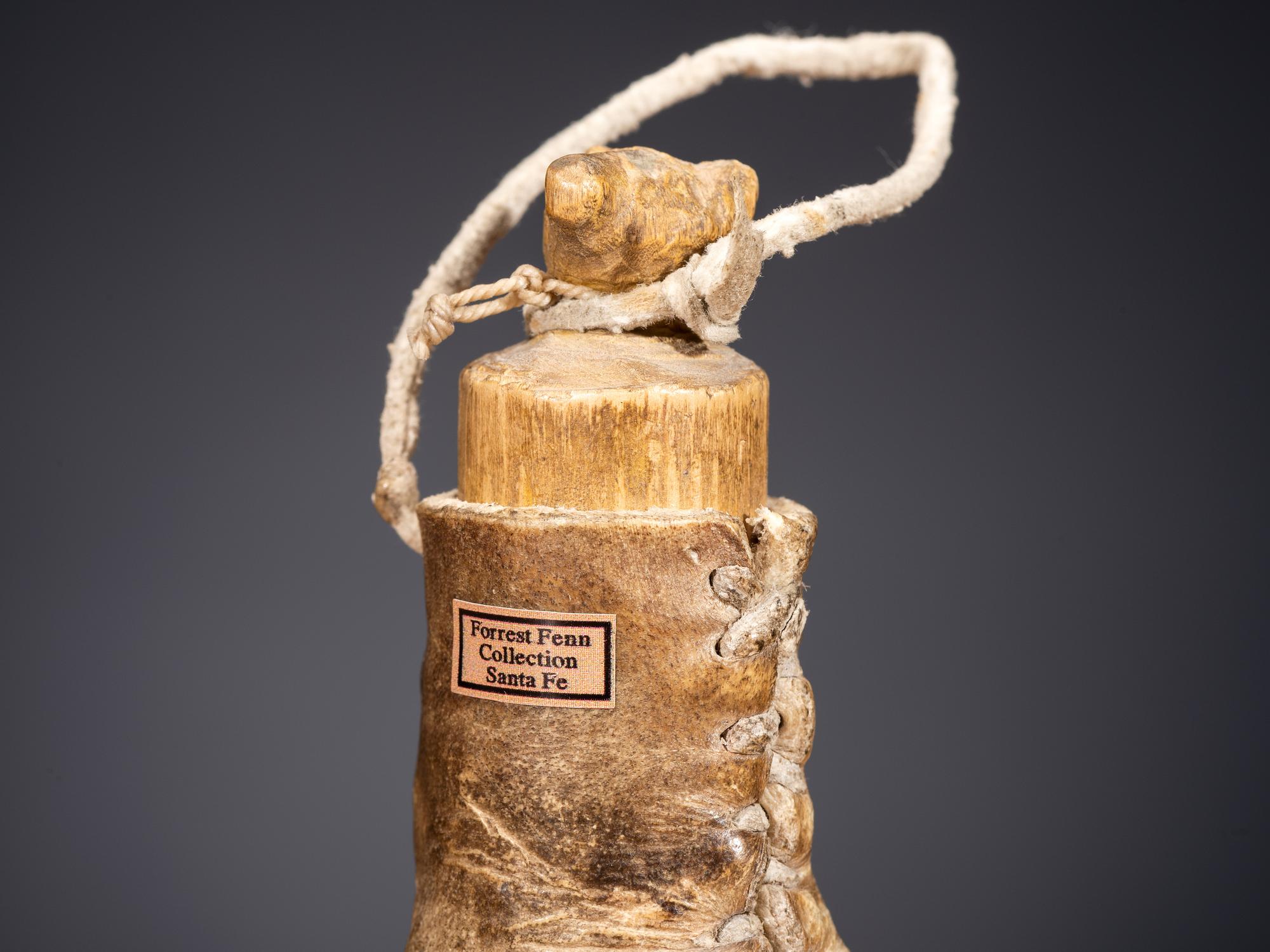 Spanish New Mexican Rawhide Tobacco Canteen