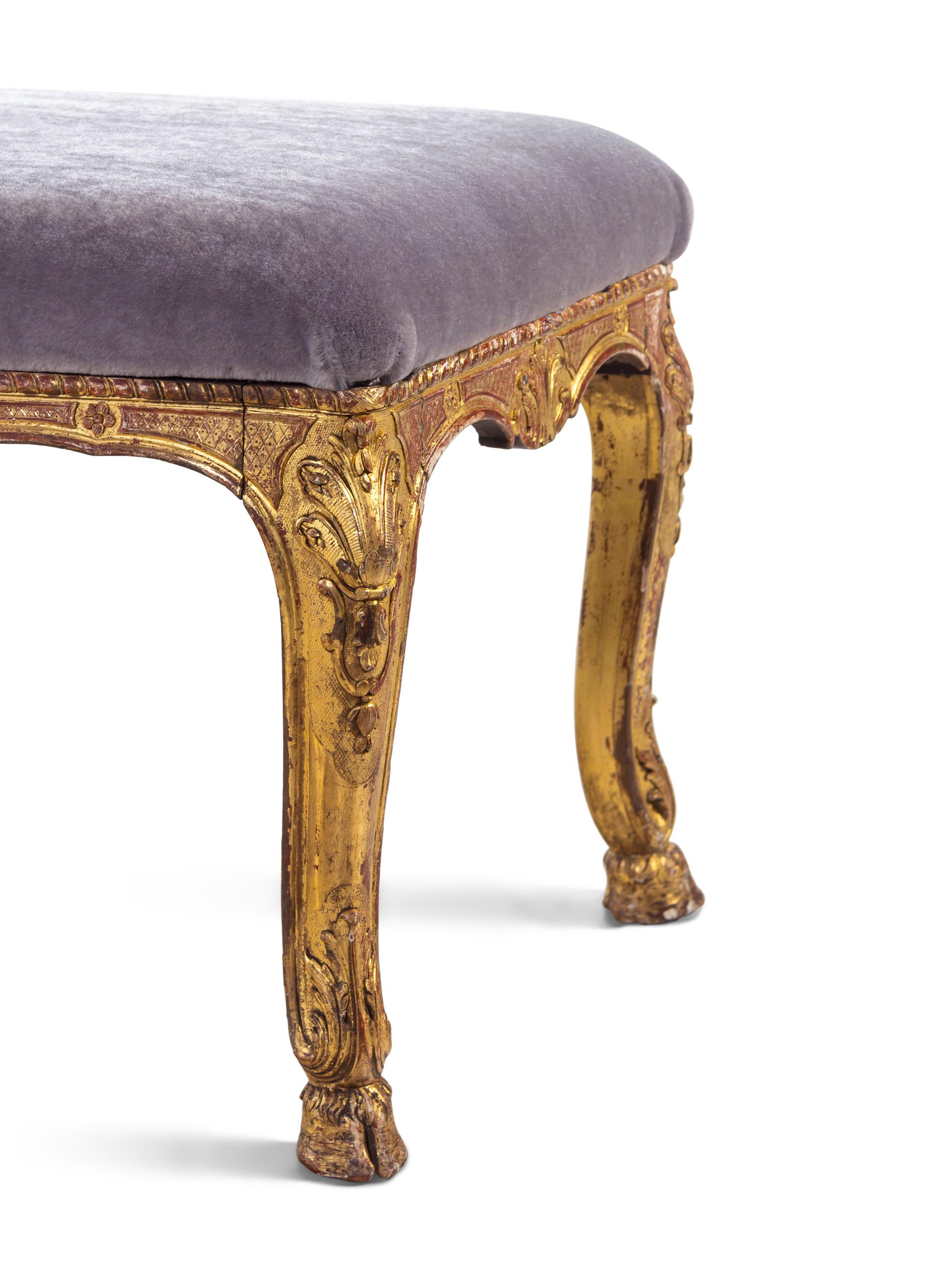 A Régence Giltwood Bench