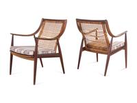Pair of Lounge Chairs, France & Son, Denmark