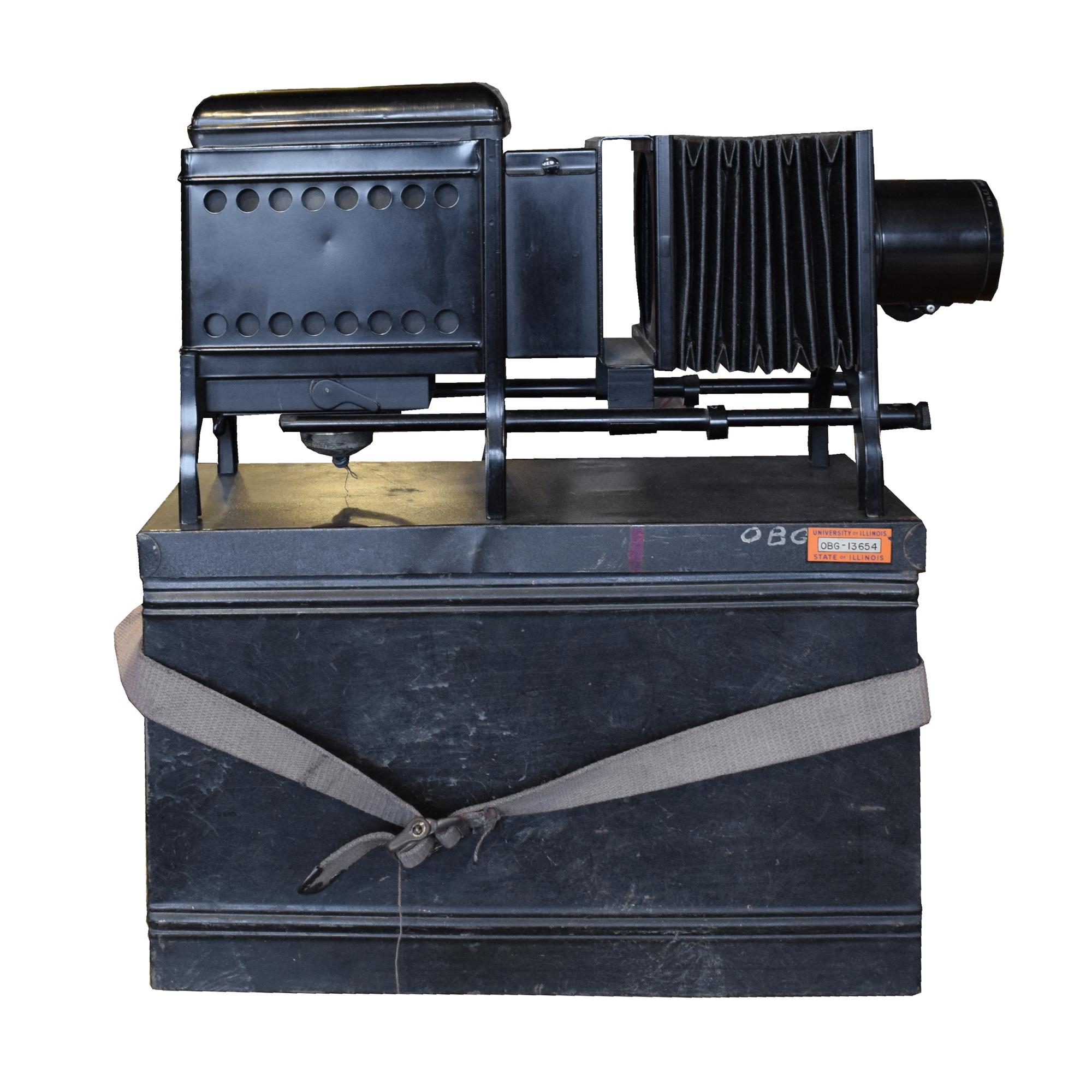 A Slide Projector 17.5" W x 5.5" D x 9" H — United States, Early 20th Century