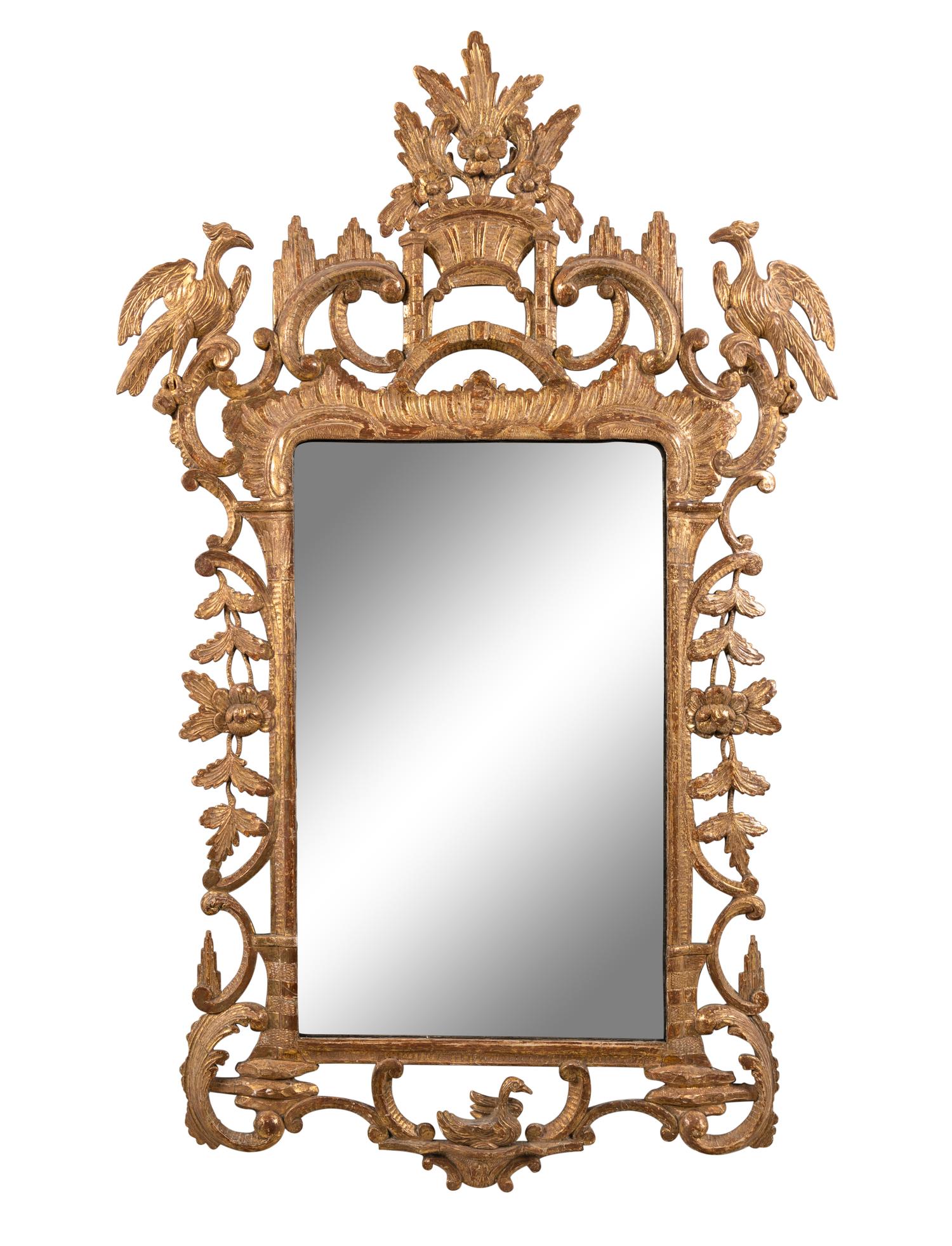 A George III Giltwood Mirror
