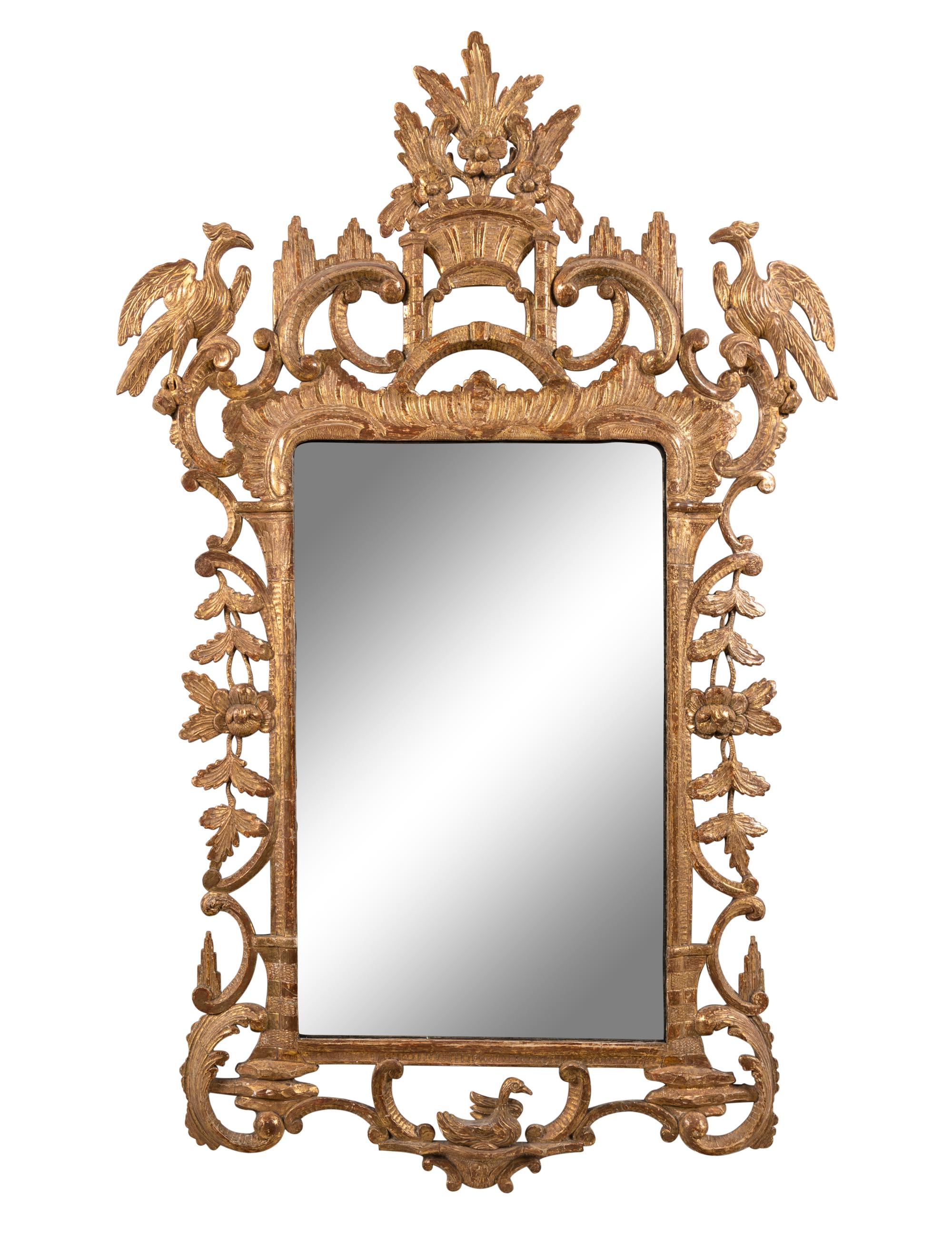 A George III Giltwood Mirror