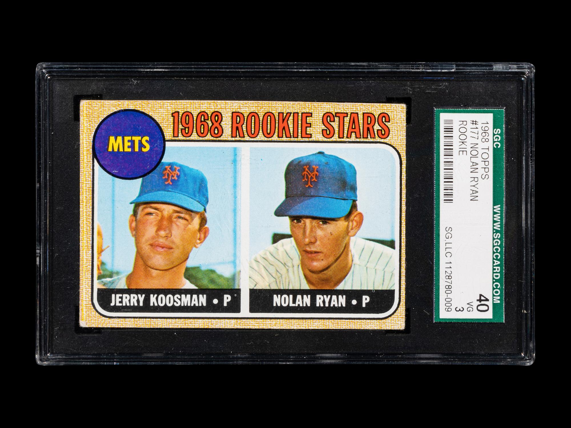 A Complete Set of 1968 Topps Baseball Cards Including Nolan Ryan Rookie (598/598)